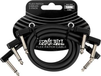 Ernie Ball Flex 3 Pack 30,48 cm Zalomený - Zalomený Patch kábel