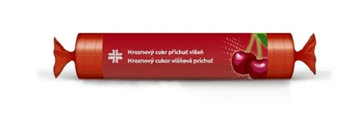 LIVSANE Hroznový cukor s vitamínom C višňová príchuť, rolka 44g