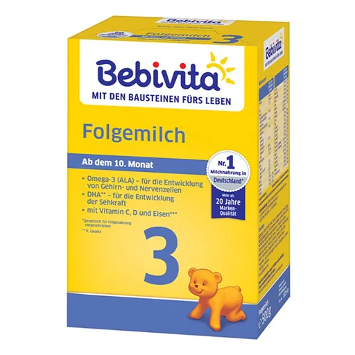 BEBIVITA 3 mliečna dojčenská výživa 9m+ 500 g