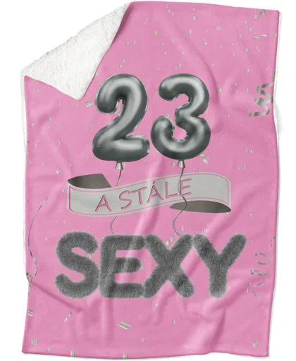 Deka Stále sexy – Ružová (vek: 23, Podšitie baránkom: ÁNO)