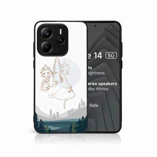 MY ART Ochranný kryt pre Xiaomi Redmi Note 14 5G LAKE (192)