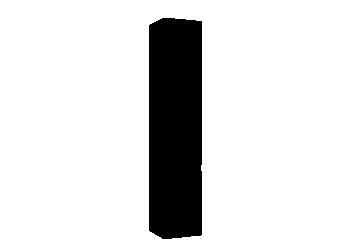 ArtDef Vysoká skrinka do kúpeľne MODUS BLACK C30