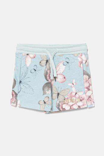 Detské bavlnené šortky Guess vzorované, nastaviteľný pás K5RD08 KA6R4