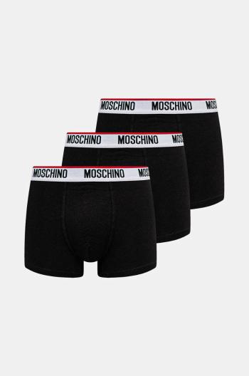 Boxerky Moschino Underwear 3-pak pánske, čierna farba, 241V1A13954300