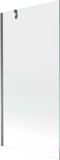 MEXEN/S - Next vaňová zástena FIX 90 x 150, transparent, grafit metal 895-090-000-00-00-95