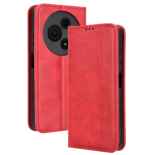 BUSINESS Peňaženkové puzdro pre TCL 605 / TCL 60 SE červené