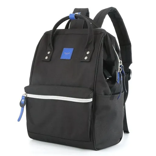 Mestský čierny ruksak na nastaviteľných popruhoch - Himawari