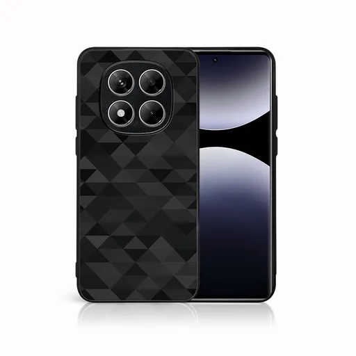 MY ART Ochranný kryt pre Xiaomi Redmi Note 14 Pro BLACK TRIANGLES (232)