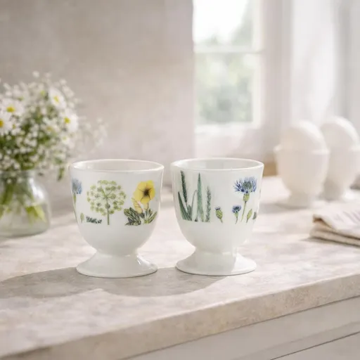 Gilde Kalíšky na vejce Divoké květy, sada 2 ks