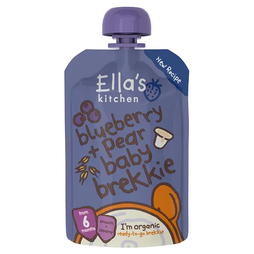 ELLA'S KITCHEN Raňajky čučoriedka a hruška BIO 100 g