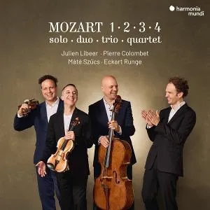 Julien Libeer, MOZART 1-2-3-4 SOLO, DUO, TRIO, QUARTET, CD