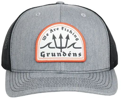 Grundéns šiltovka poseidon trucker - heather grey/black