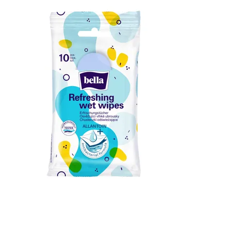 BELLA Vlhčené obrúsky antibakteriálne 10 kusov