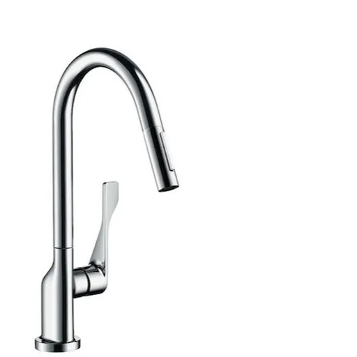 Hansgrohe Axor Citterio drezová batéria s vyťahovacou sprškou vzhľad nerezu 39835800