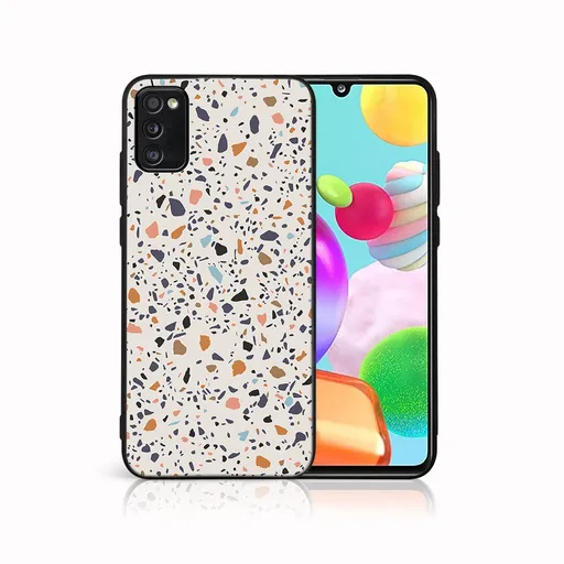 MY ART Ochranný obal pre Samsung Galaxy A41 BEIGE TERRAZZO (162)