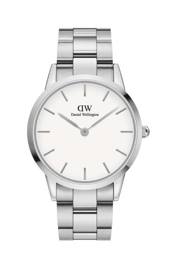 Hodinky Daniel Wellington Iconic Link 36 strieborná farba