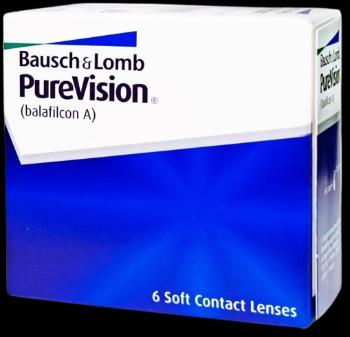 BAUSCH & LOMB PureVision mesačné kontaktné šošovky -6,00 6 ks