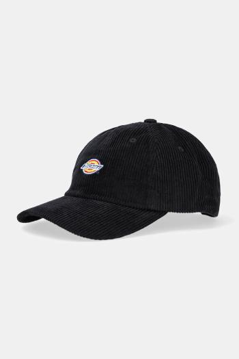 Menčestrová baseballová čiapka Dickies čierna farba, s nášivkou, DK0A4ZAYBLK1
