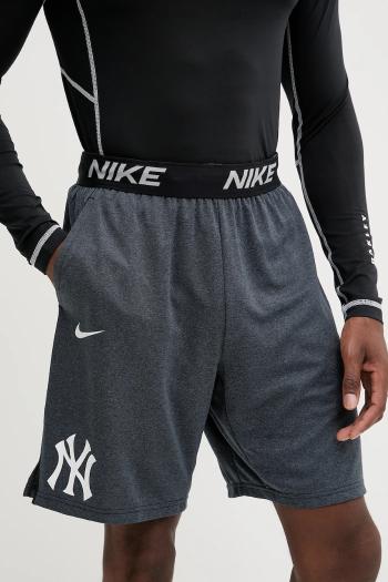 Tréningové šortky Nike New York Yankees šedá farba, 015E-11L5-NK-HVB