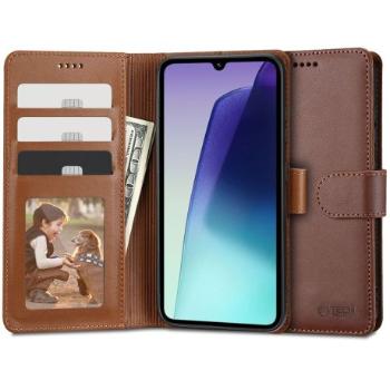 Tech-Protect Wallet knižkové puzdro na Xiaomi Redmi 14C / Poco C75, hnedé