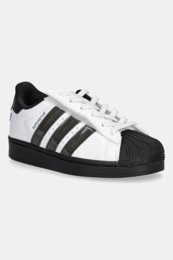 Detské tenisky adidas Originals SUPERSTAR LED LIGHTS biela farba, JS1290