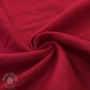 Lenvászon előmosott dark red