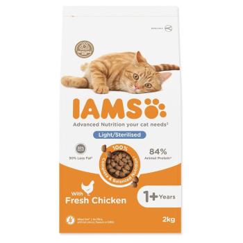 IAMS Adult Weight Control/Sterilized Chicken granule pre mačky 1 kus, Hmotnosť balenia (g): 2 kg