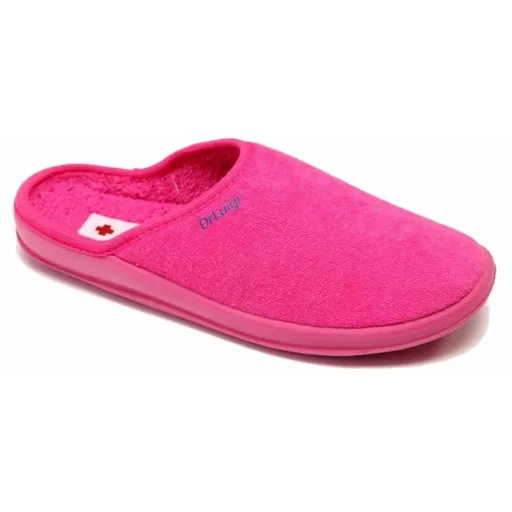 Dr. Luigi Zdravotná domáca obuv, tmavoružová, veľ. 39, 39 EU