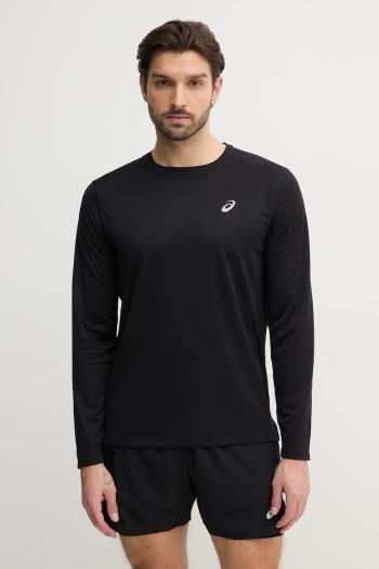 Bežecké tričko s dlhým rukávom Asics Core čierna farba, jednofarebné, 2011D219