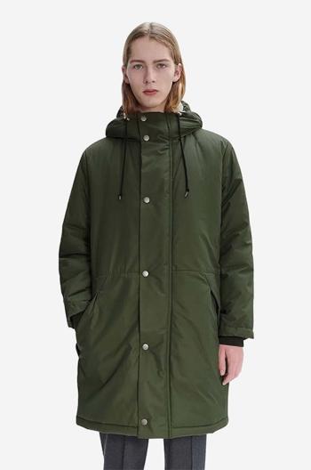 Bunda A.P.C. Parka Hector COEZV-H30179 BLACK pánska, zelená farba, prechodná