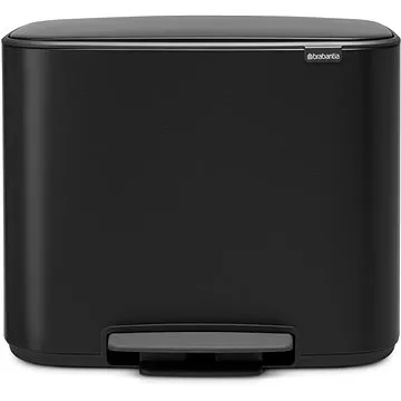 Brabantia Bo pedálový kôš 1 L + 23 L, čierny (121227)