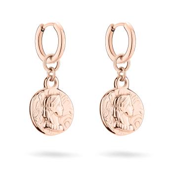 Tamaris Originálne kruhové náušnice s príveskami 2v1 Coins TJ-0443-E-29