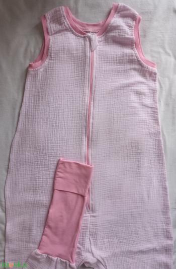 116-122-128-as tipegő hálózsák nyári duplagéz pamut