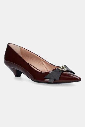 Lodičky Love Moschino bordová farba, JA10353G1NIH0556