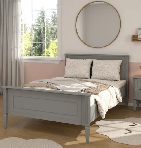 ArtBel Detská posteľ INES | sivá 120 x 200 cm