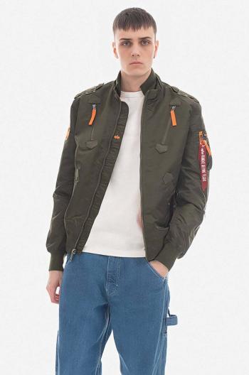 Bunda Alpha Industries Falcon II 156109.257-green, pánska, zelená farba, prechodná,156109 257