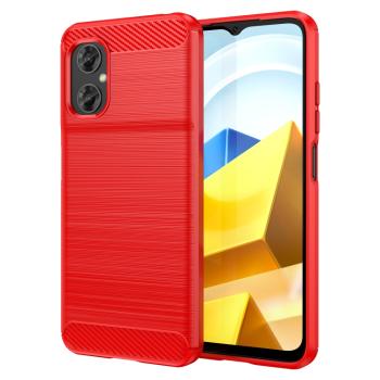 FLEXI TPU Kryt pre Xiaomi Poco M4 5G červený