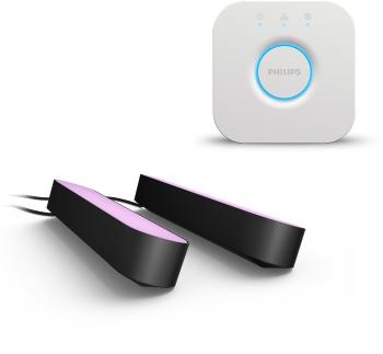 Okos világítás készlet Philips Hue White and Color Ambiance Play Double pack + Philips Hue Bridge