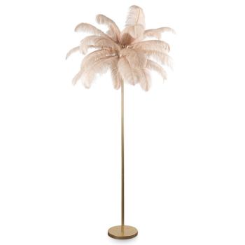 ArtFir Stojaca lampa FERI 01 | béžová/šampaň 95 x 180 cm