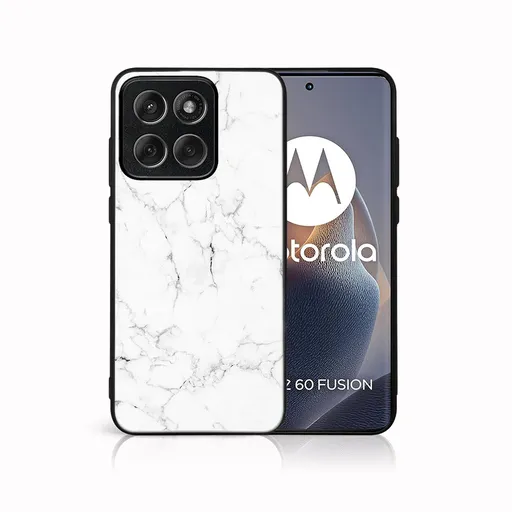 MY ART Ochranný kryt pre Motorola Edge 60 / Edge 60 Fusion WHITE MARBLE (144)