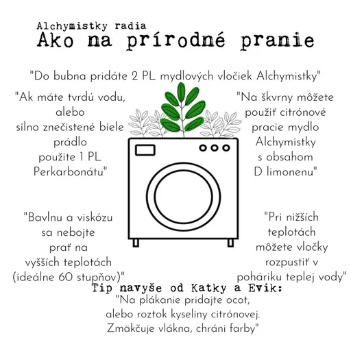 100% kokosové mydlo na pranie – strúhané – citrón Alchymistky 500 g