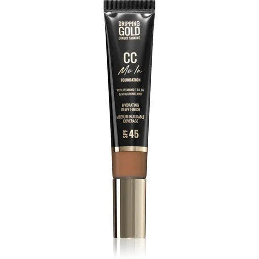 Dripping Gold CC Me In ľahký make-up SPF 45 odtieň Toasted 08 32 ml
