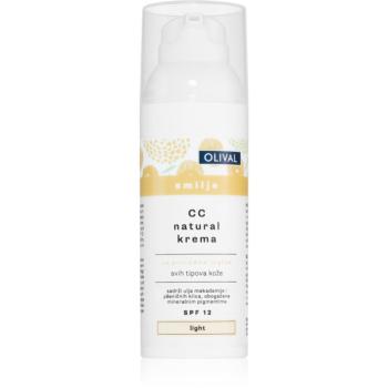 Olival Immortelle Natural hydratačný CC krém SPF 12 odtieň Light 50 ml