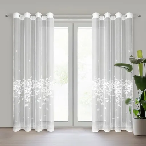 ArtFir Záclona ALEXIA | biela 140 x 250 cm