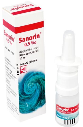 SANORIN 0,5 ‰ Nosový sprej 10 ml