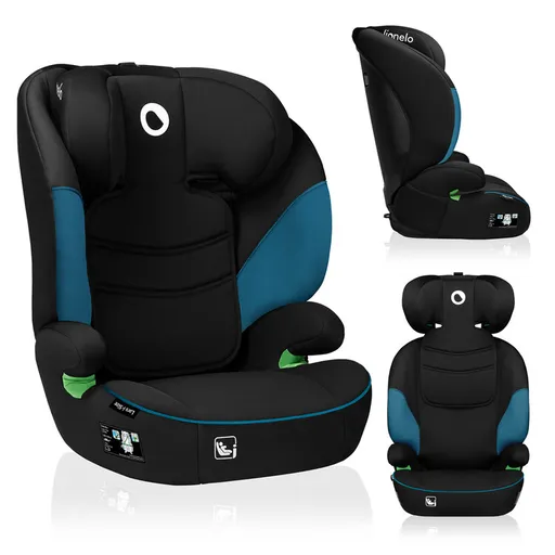 LIONELO Autosedačka Lars i-Size (100-150 cm) Green Turquoise