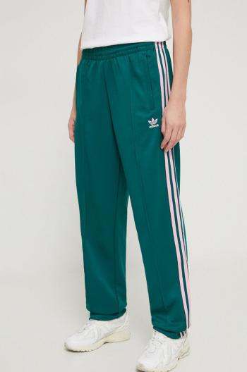 Tepláky adidas Originals Adicolor Classics SST Loose zelená farba, s nášivkou,  IM9818