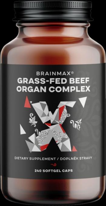 BRAINMAX Grass-Fed Beef Organ complex, hovädzie orgány 240 kapsúl