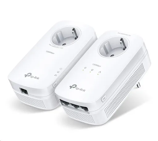 TP-Link TL-PA8033P KIT priechodný powerline set (AV1300, 3xGbE, 1xGbE, HomePlug AV2)