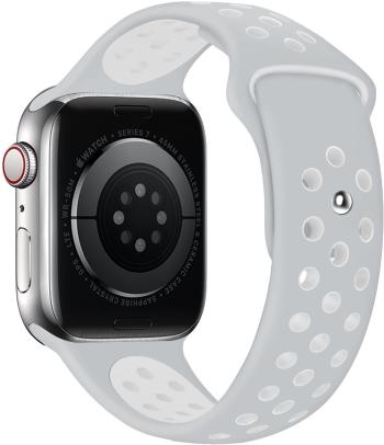 Szíj Eternico Sporty Apple Watch 42mm / 44mm / 45mm - Cloud White and Gray